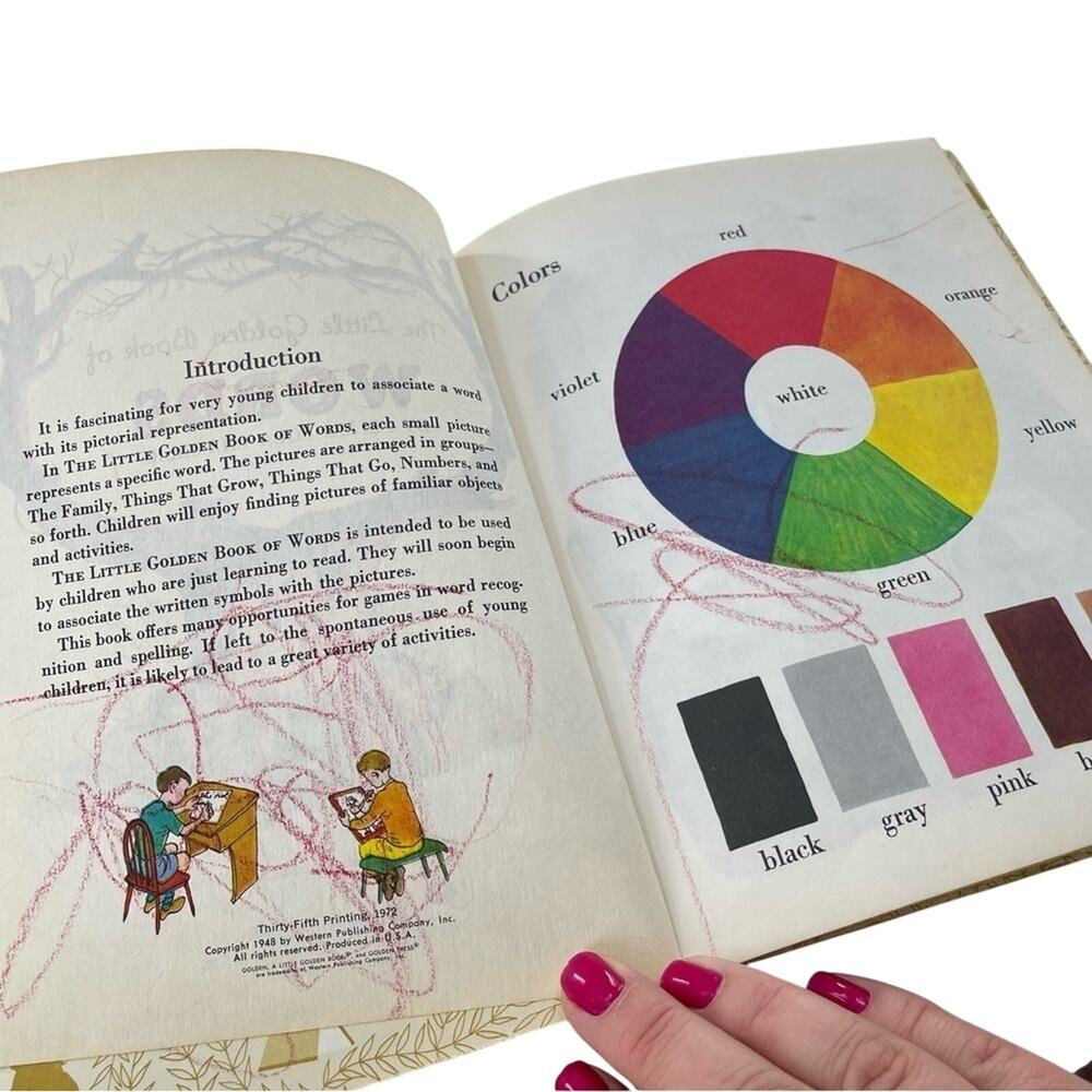 Vintage Little Golden Books Lot 4 Educational Learning Picture Dictionary Books - Picture 15 of 15